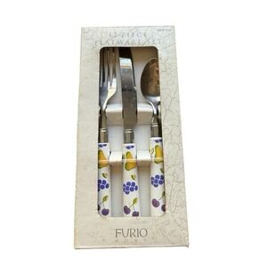 Furio Home Garden 12 Piece Service For Four Flatware  Stainless Steel Sets